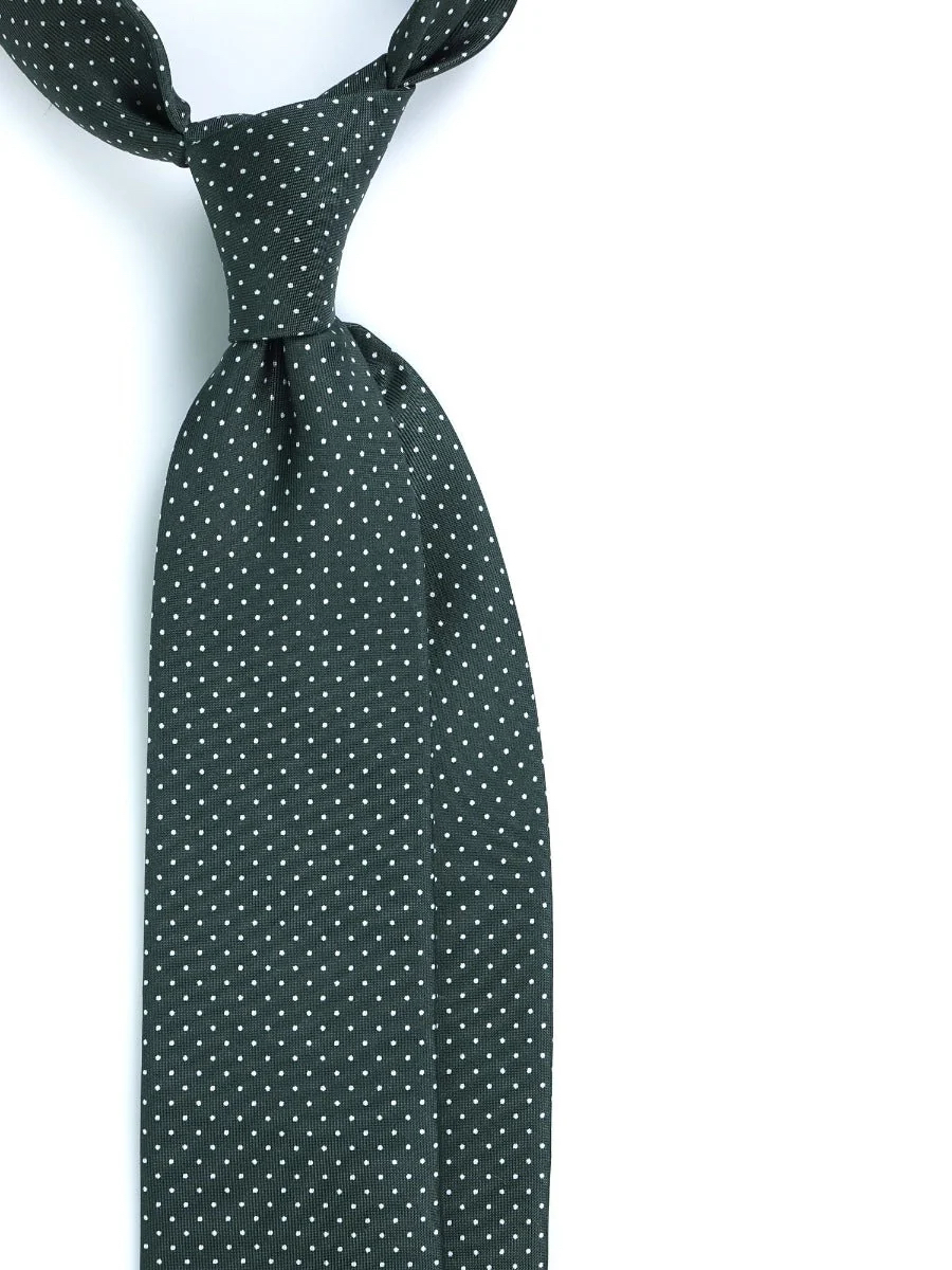 R24 - Green Tiny Polka Dots